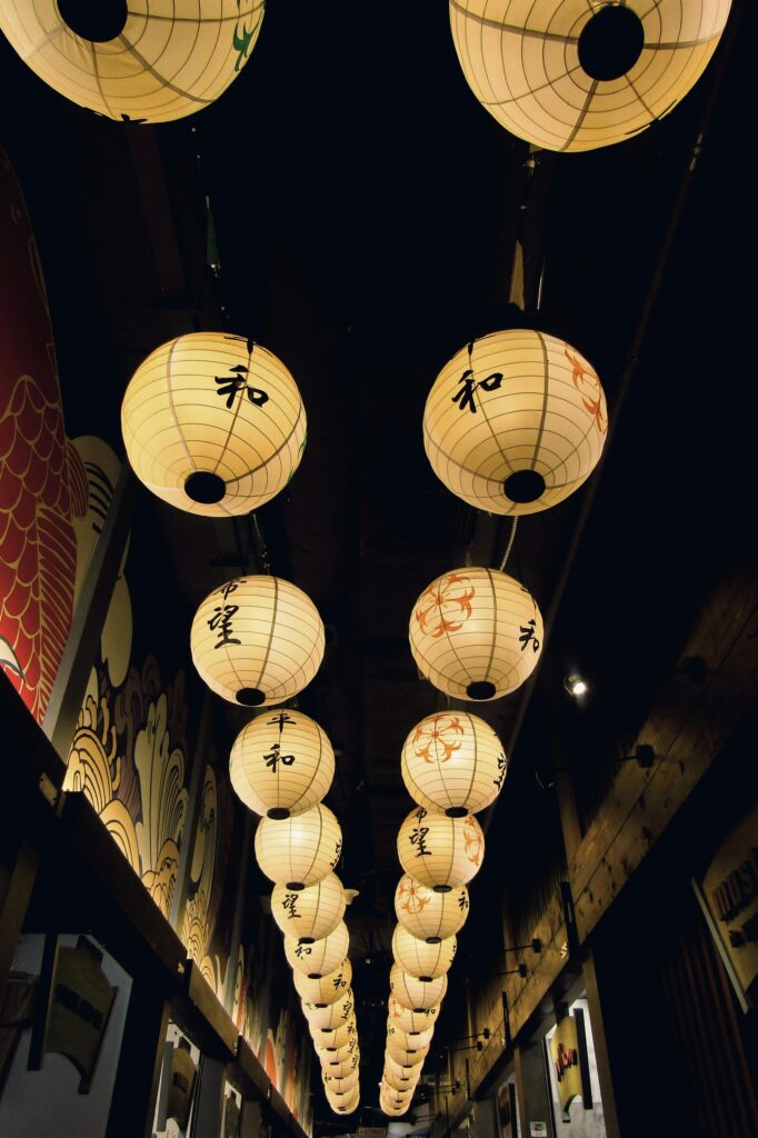 Bild Lebenslauf Ausbildung Japanische Lampen